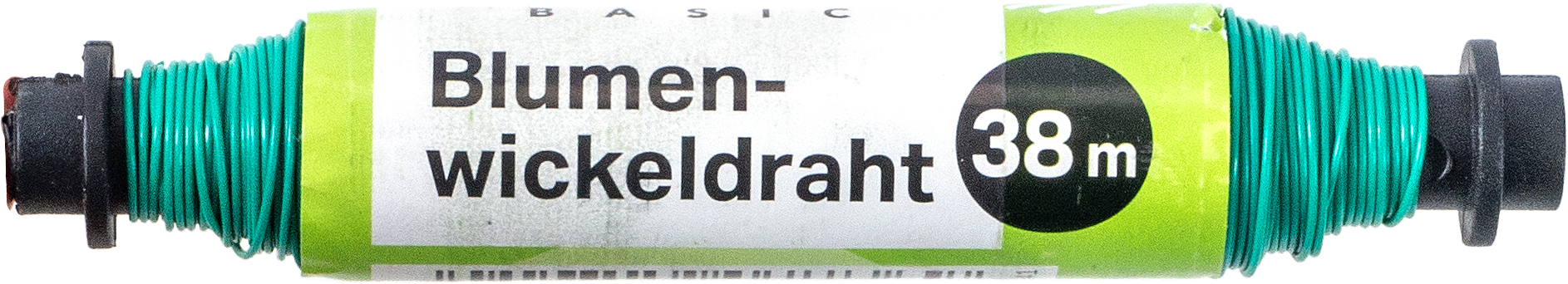 NOVOOO Basic Blumenwickeldraht 38 m grün