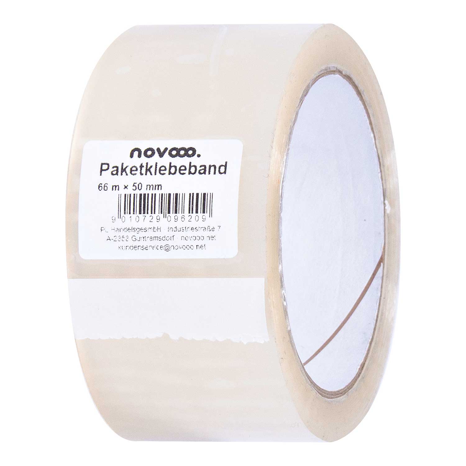 NOVOOO Klebeband 66 m x 50 mm transparent