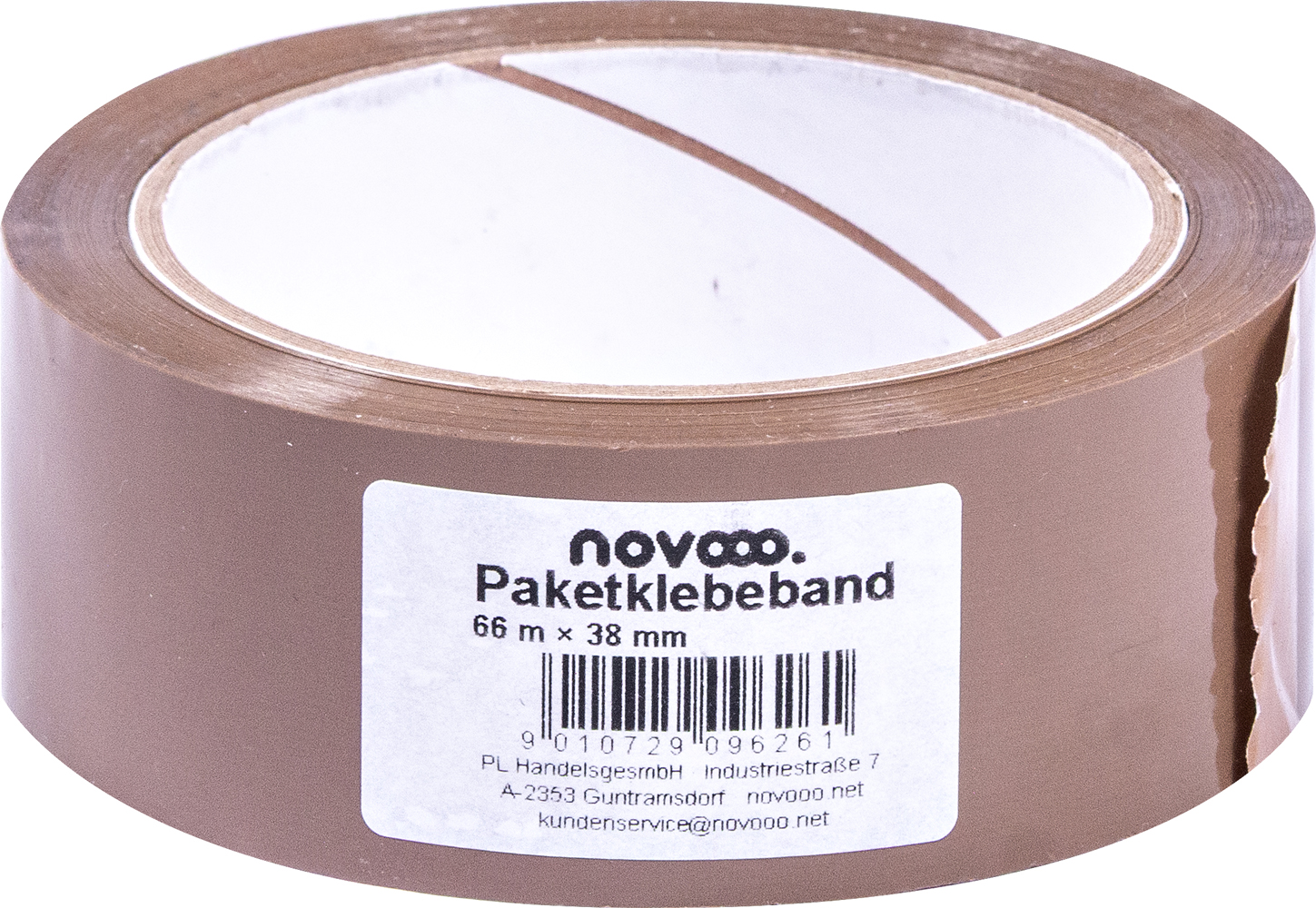 NOVOOO Klebeband 66 m x 38 mm braun
