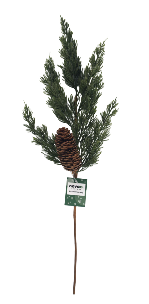 NOVOOO Seasons Tannenzweig mit Bockerl 56 x 18 cm