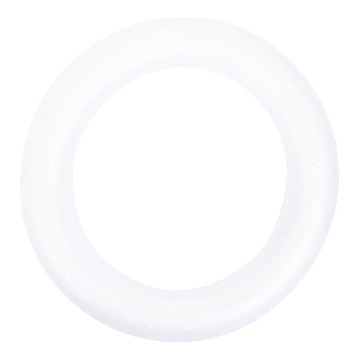 NOVOOO Creative Styropor-Ring zum Basteln Ø 25 cm