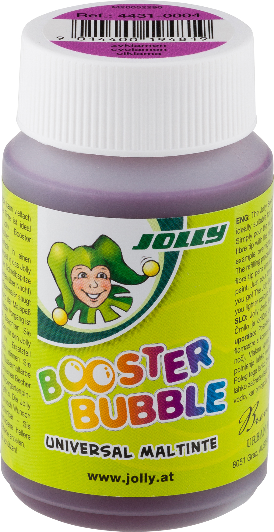 JOLLY Tintenfläschchen Booster Bubble 100 ml zyklamen