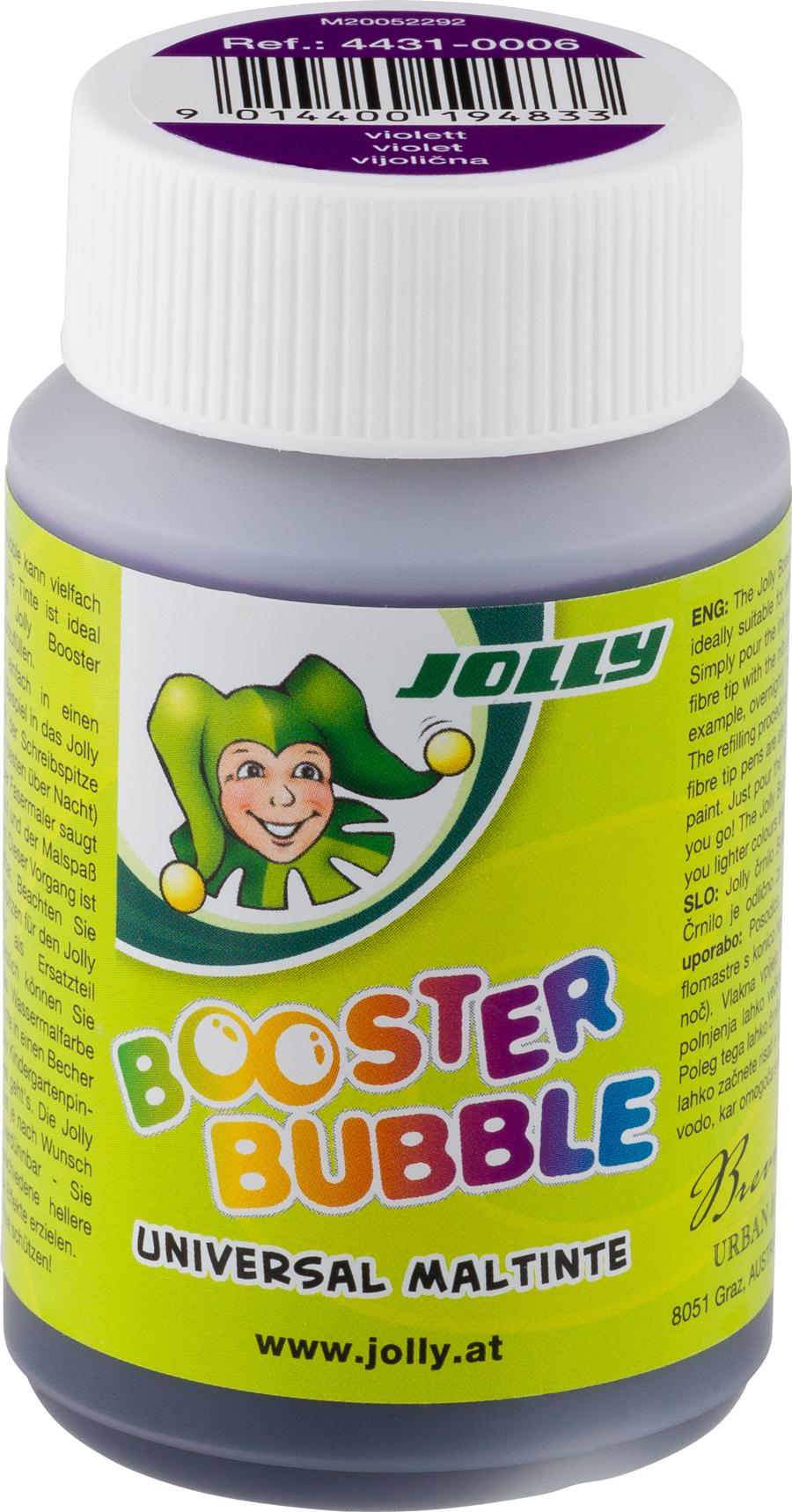 JOLLY Tintenfläschchen Booster Bubble 100 ml violett