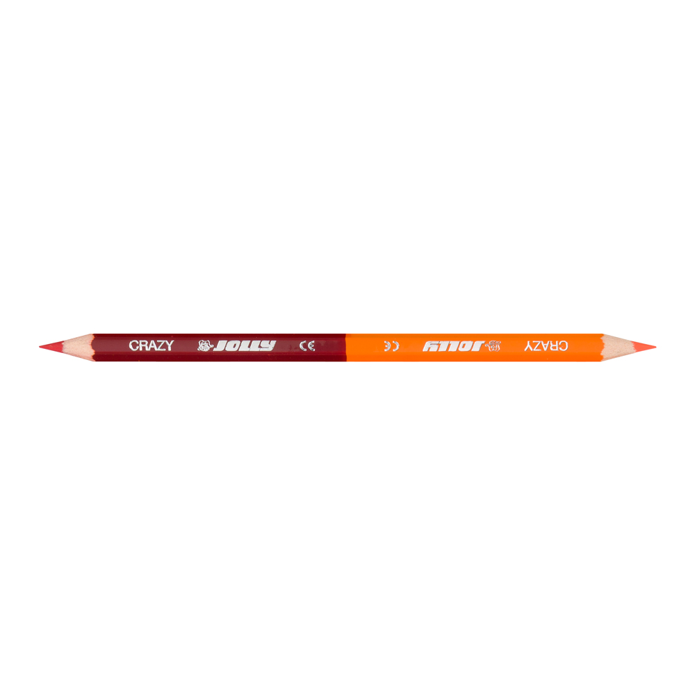 JOLLY Buntstift Superstick Crazy karminrot/orange