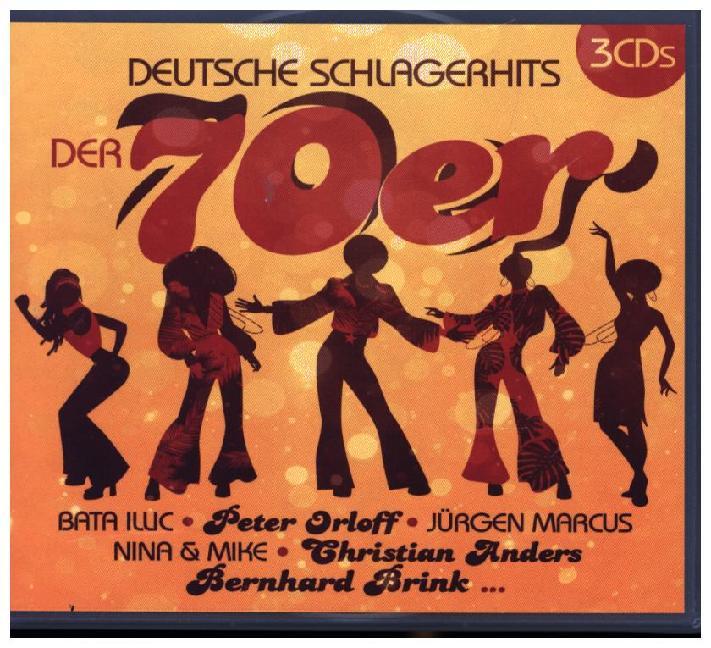 Various: Deutsche Schlagerhits der 70er, 3 Audio-CDs - CD