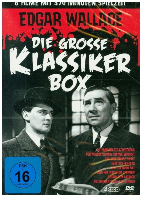 Edgar Wallace  Die große Klassikerbox, 1 DVD - DVD