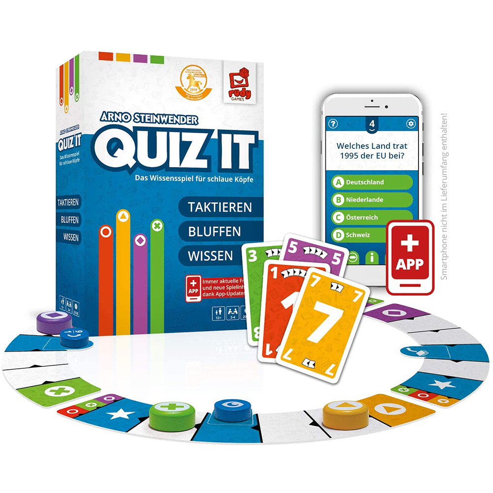 RUDY Games Interaktives Quiz-Spiel Quiz it mit App
