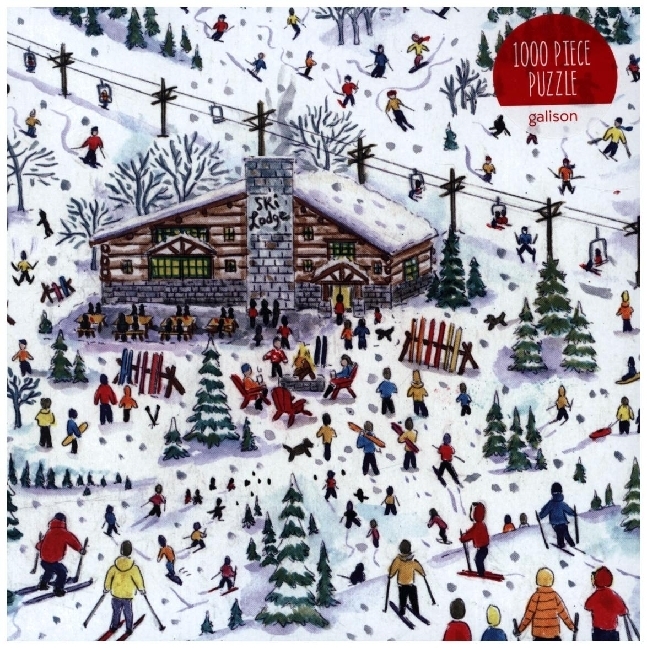 Galison: Michael Storrings Apres Ski 1000 Piece Puzzle - Brettspiel