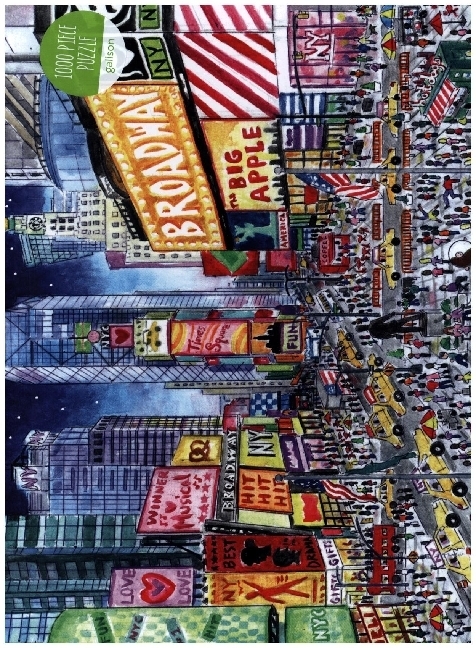 Michael Storrings Times Square 1000 Piece Puzzle - Brettspiel