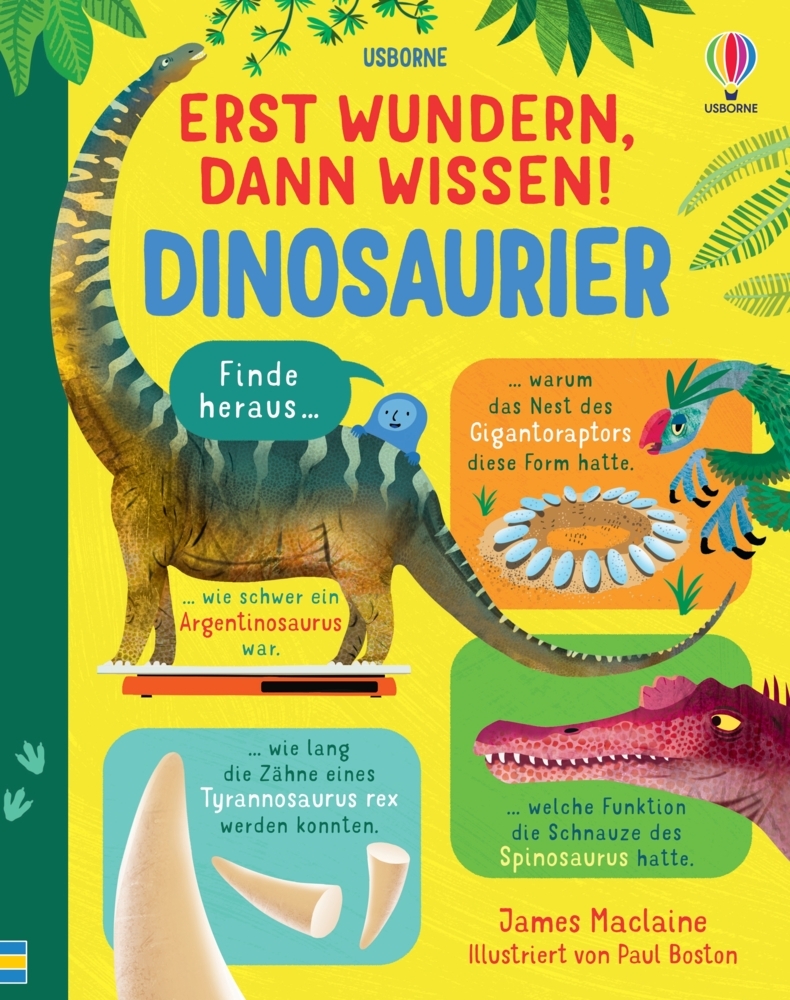 James Maclaine: Erst wundern, dann wissen! Dinosaurier - gebunden