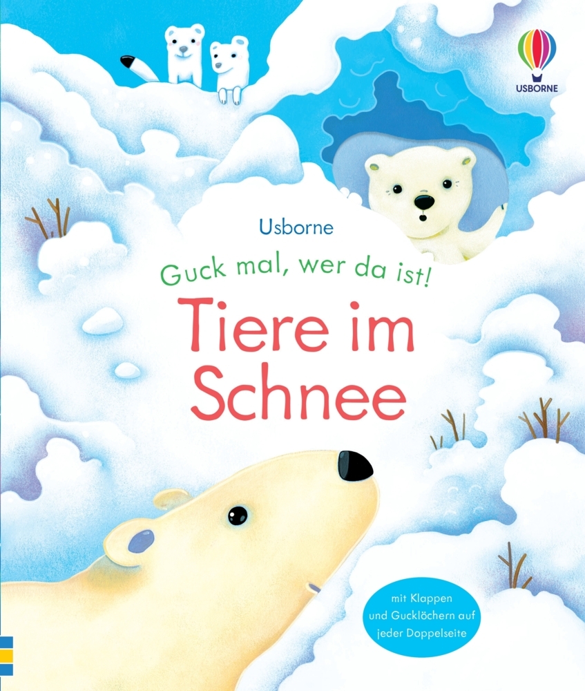 Guck mal, wer da ist! Tiere im Schnee - gebunden