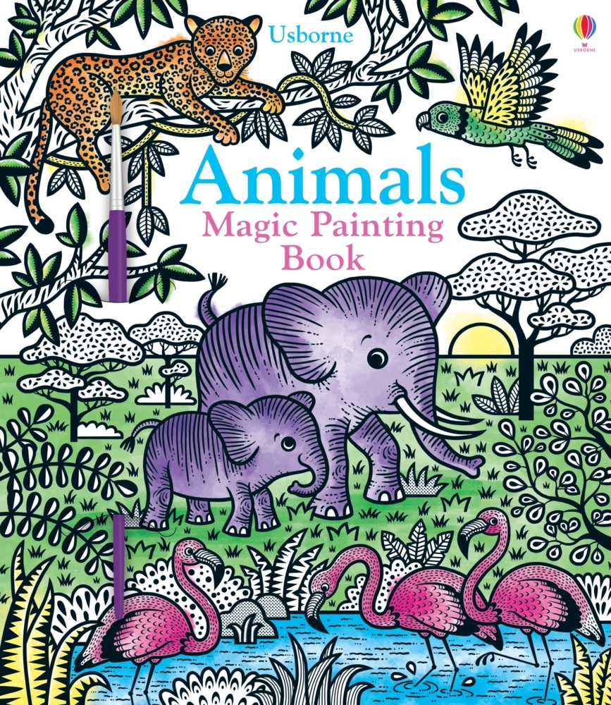 Sam Taplin: Animals Magic Painting Book - Taschenbuch