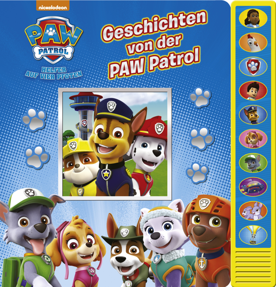 Vorlese-Pappbilderbuch mit Sound, PAW Patrol, Geschichten von der PAW Patrol - gebunden