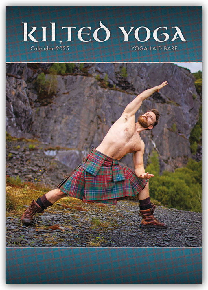 Carousel: Kilted Yoga 2025 - A3-Posterkalender