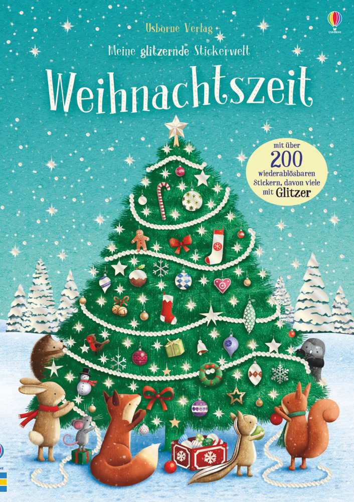 Fiona Patchett: Meine glitzernde Stickerwelt: Weihnachtszeit - Taschenbuch