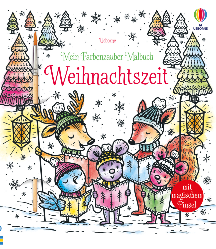 Fiona Watt: Mein Farbenzauber-Malbuch: Weihnachtszeit - Taschenbuch