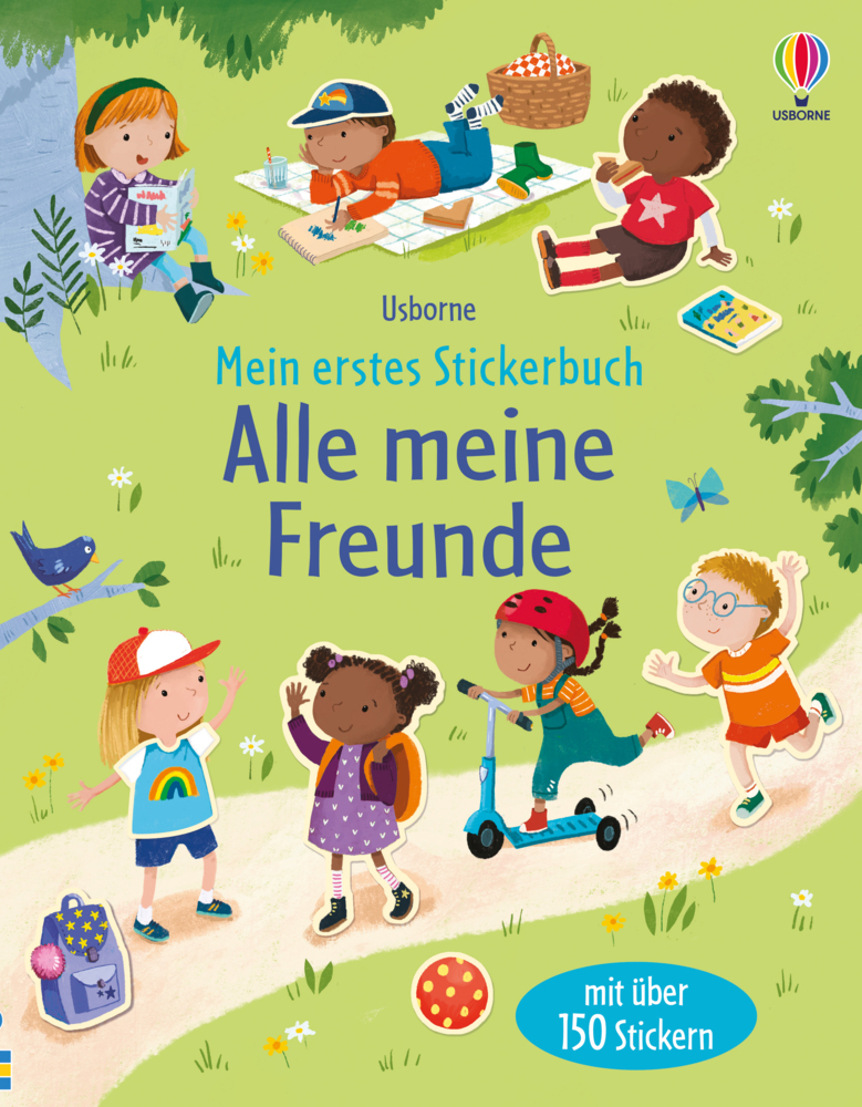 Holly Bathie: Mein erstes Stickerbuch: Alle meine Freunde - Taschenbuch