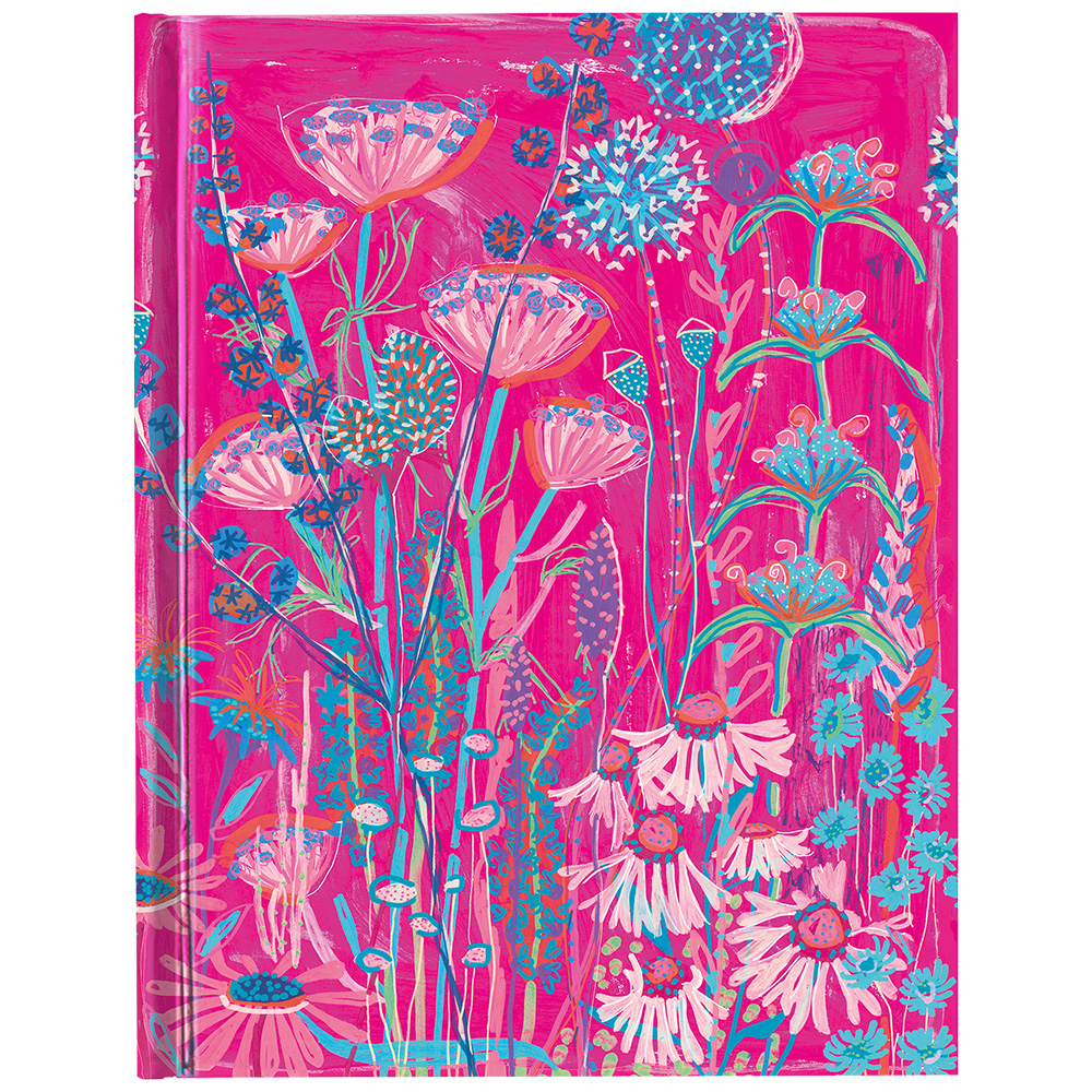 Premium Skizzenbuch Lucy Innes Williams Pinkfarbenes Gartenhaus A4 144 Seiten blanko pink