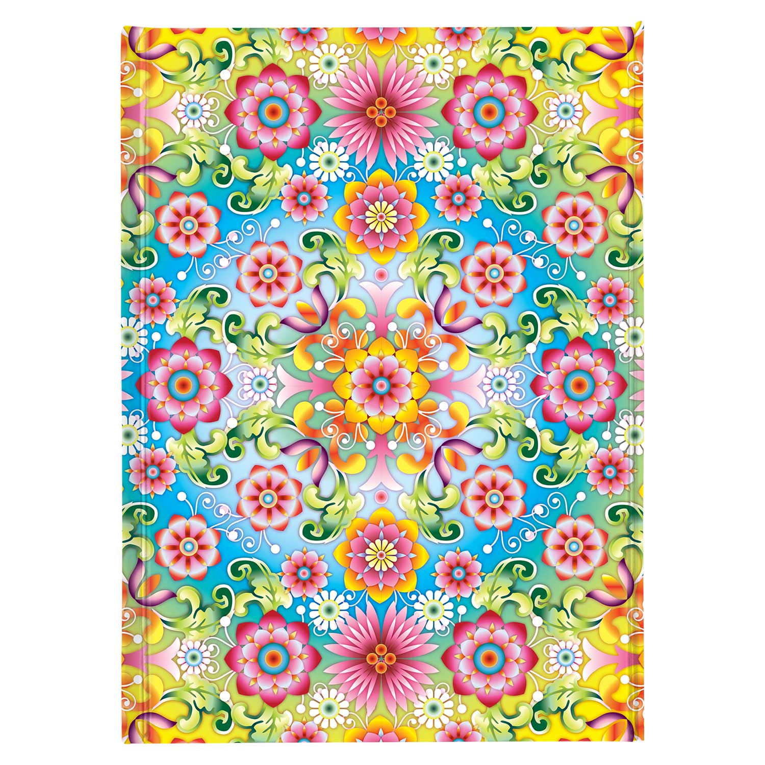 Notizbuch Ruda Floral A5 176 Seiten liniert mit Magnetverschluss