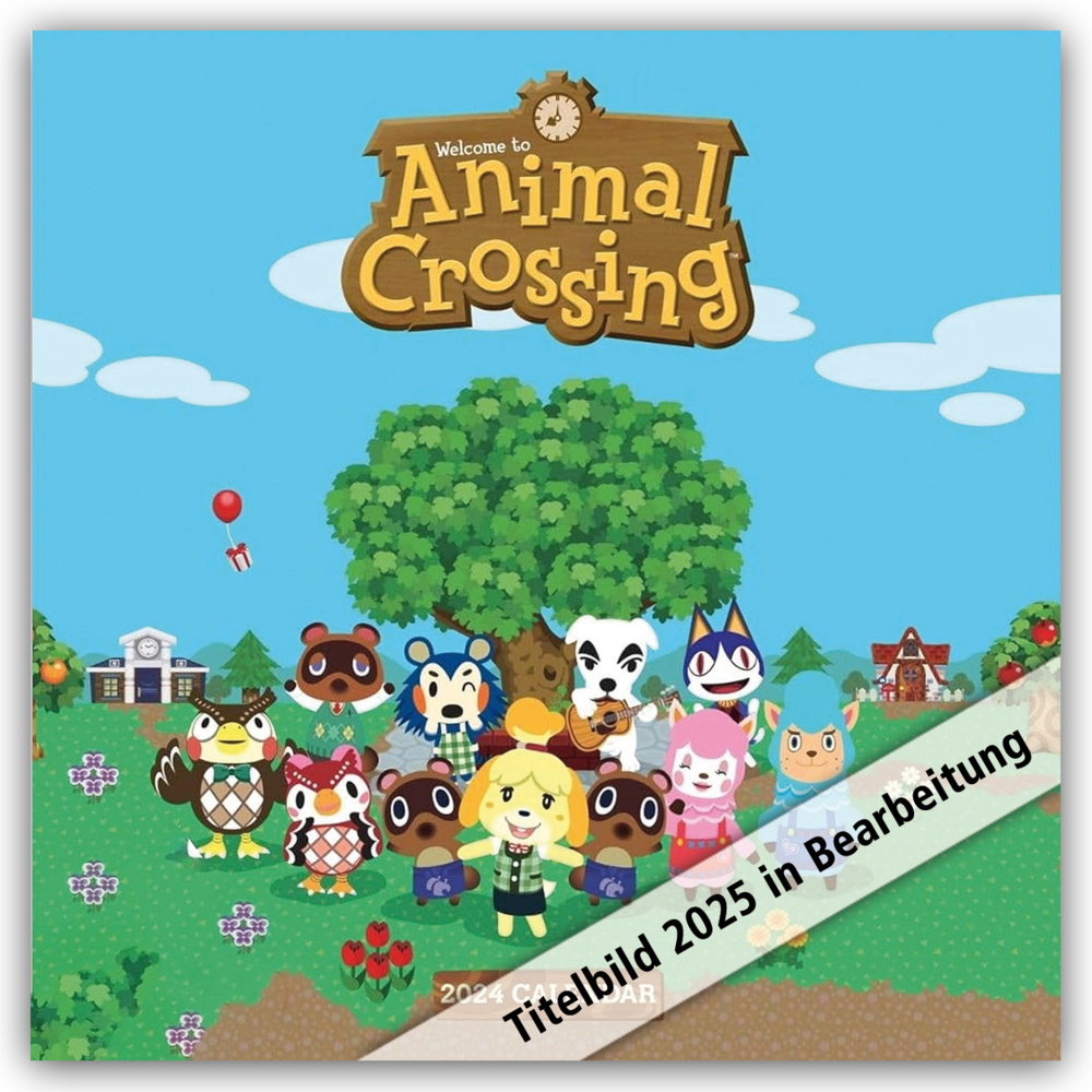 Danilo Promotion Ltd: Nintendo - Animal Crossing 2025 - Wandkalender