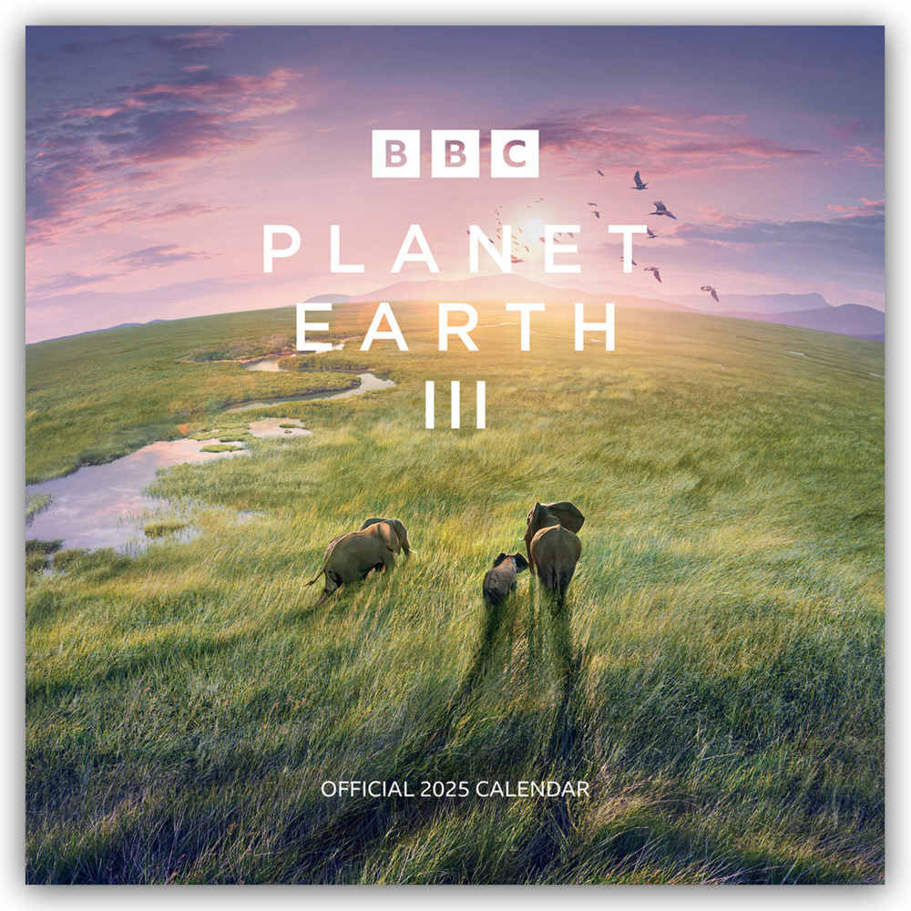 Danilo Promotion Ltd: BBC Planet Earth III - BBC Planet Erde III 2025 - Wandkalender