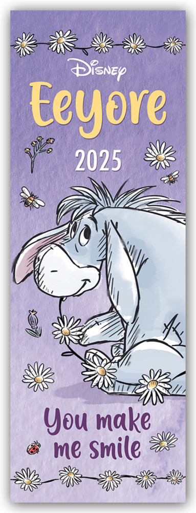 Danilo: Disney Eeyore - Eeyore 2025 - Slimline-Kalender