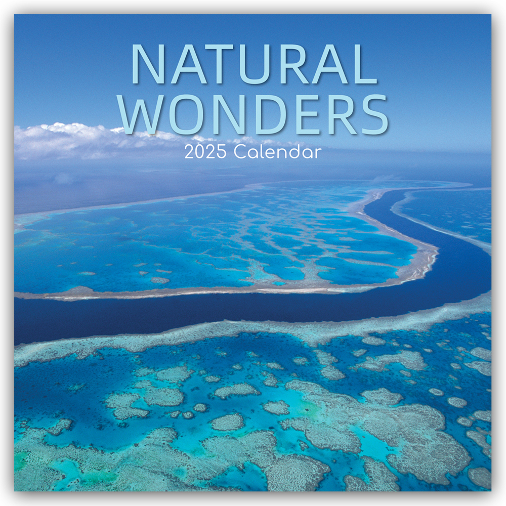 The Gifted Stationery Co. Ltd: Natural Wonders - Naturwunder 2025 - 16-Monatskalender