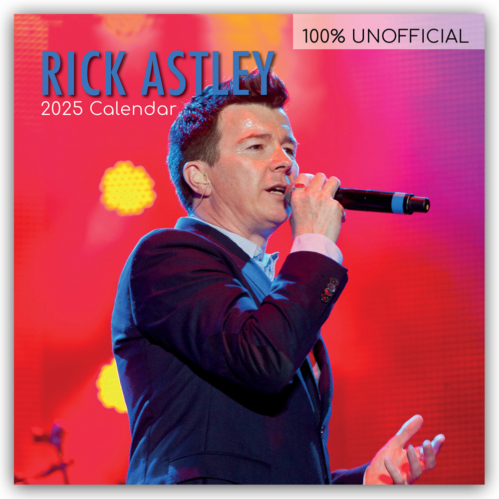 The Gifted Stationery Co. Ltd: Rick Astley 2025 - 16-Monatskalender