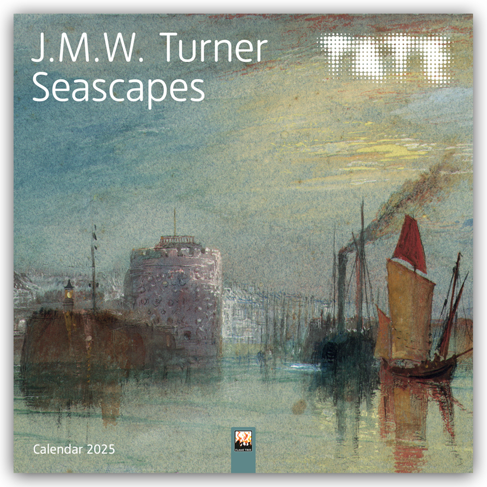 Flame Tree Publishing: Tate: J.M.W. Turner, Seascapes - William Turner, Seelandschaften 2025