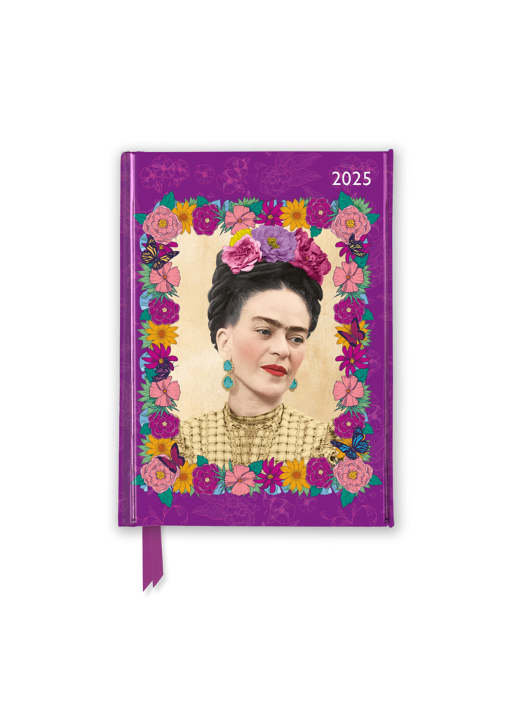 Flame Tree Publishing: Frida Kahlo - Taschenkalender 2025