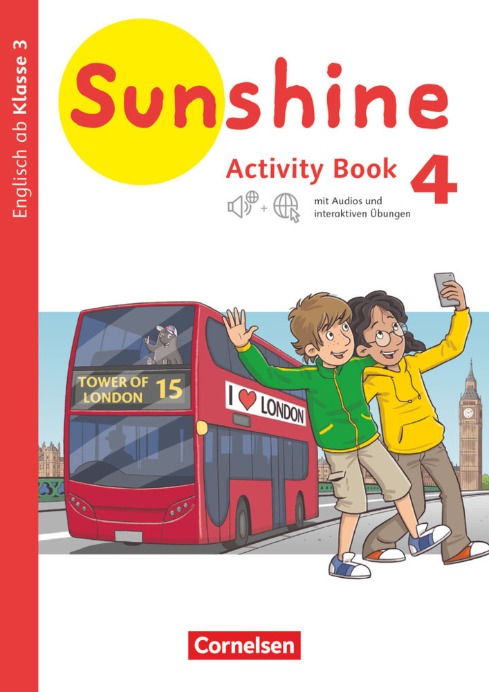 Caroline Schröder: Sunshine - Englisch ab Klasse 3 - Allgemeine Ausgabe 2020 - 4. Schuljahr Activity Book mit interaktiven Übungen auf scook.de - Mit CD-ROM und Audio-CD - Taschenbuch