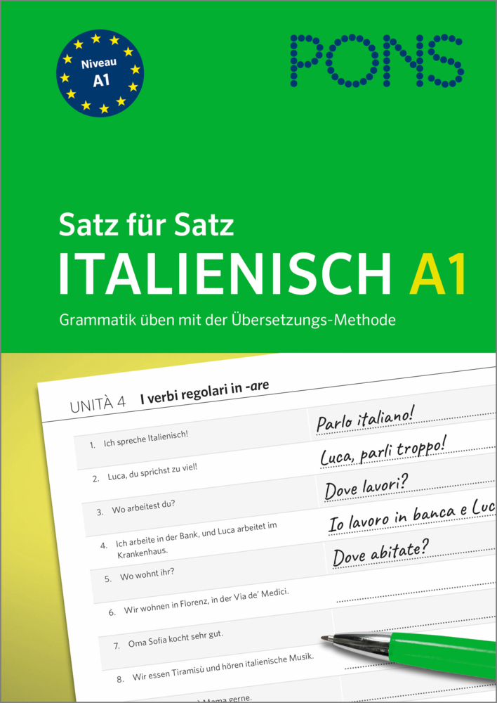 PONS Satz für Satz Italienisch A1 - Taschenbuch