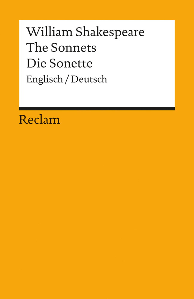 William Shakespeare: The Sonnets / Die Sonette. Englisch/Deutsch - Taschenbuch