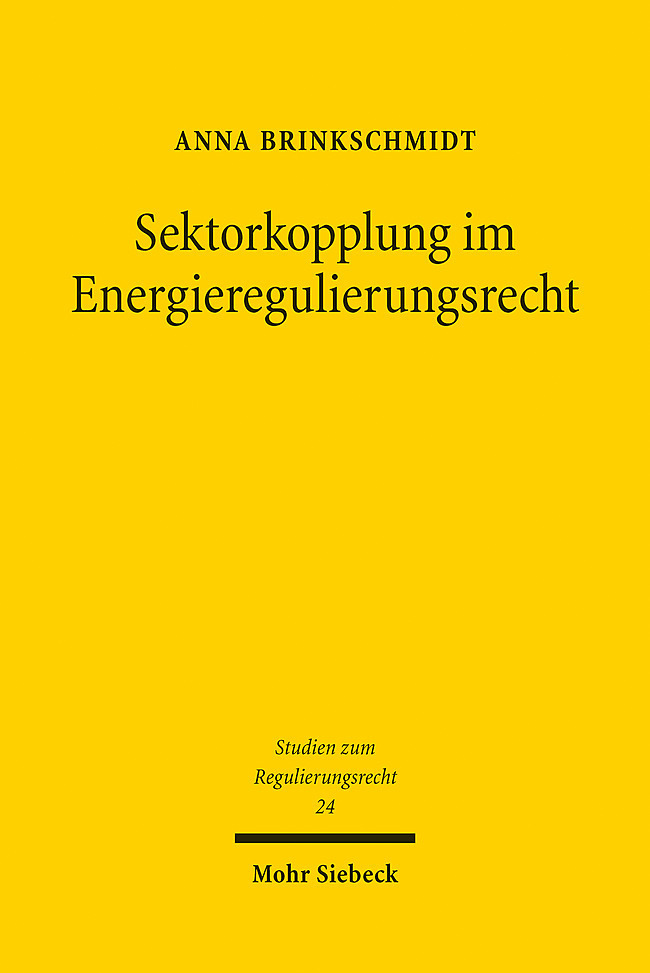 Anna Brinkschmidt: Sektorkopplung im Energieregulierungsrecht - Taschenbuch