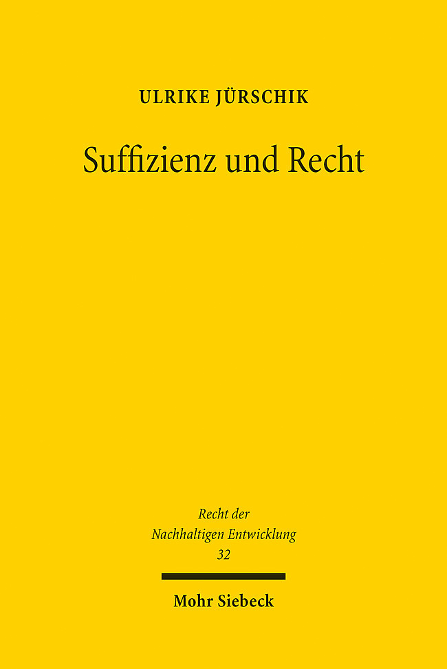 Ulrike Jürschik: Suffizienz und Recht - Taschenbuch