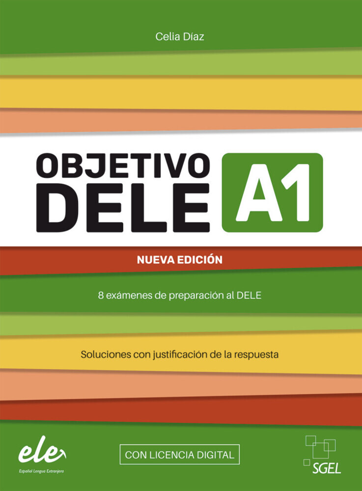 Celia Díaz: Objetivo DELE A1 - Nueva edición 2024, m. 1 Buch, m. 1 Beilage