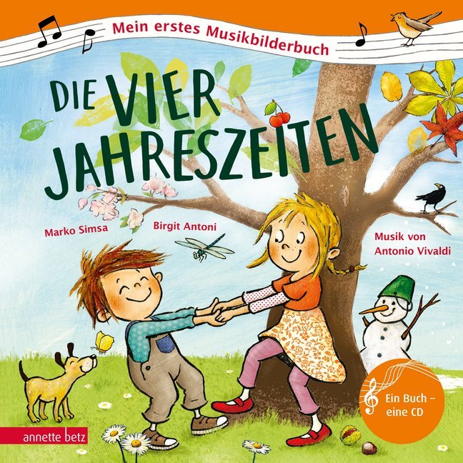 Birgit Antoni: Die vier Jahreszeiten (Mein erstes Musikbilderbuch mit CD und zum Streamen) - gebunden