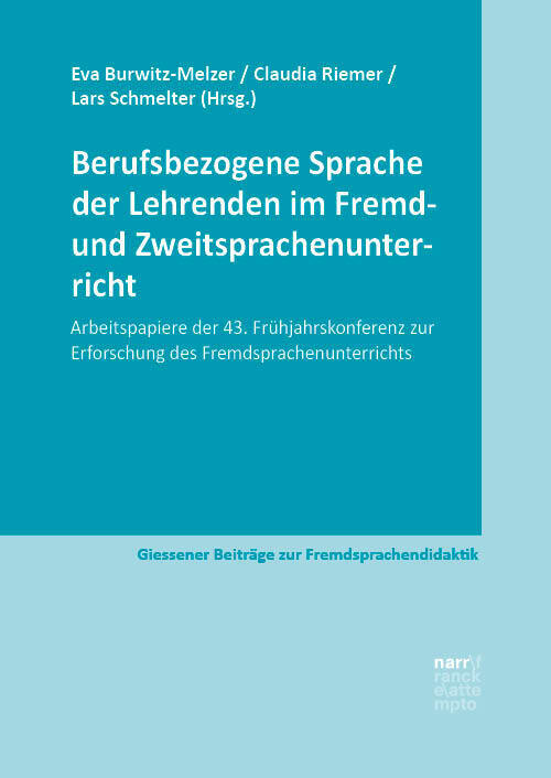 Berufsbezogene Sprache der Lehrenden im Fremd- und Zweitsprachenunterricht - Taschenbuch
