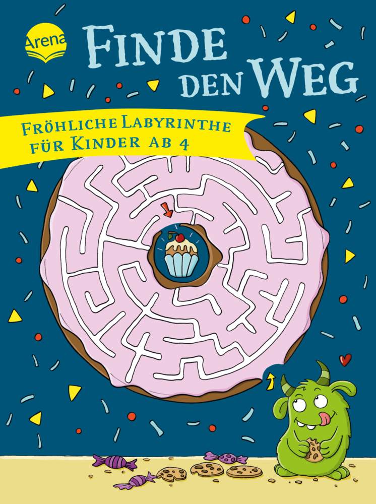 Melanie Kraft: Finde den Weg. Fröhliche Labyrinthe für Kinder ab 4 - Taschenbuch