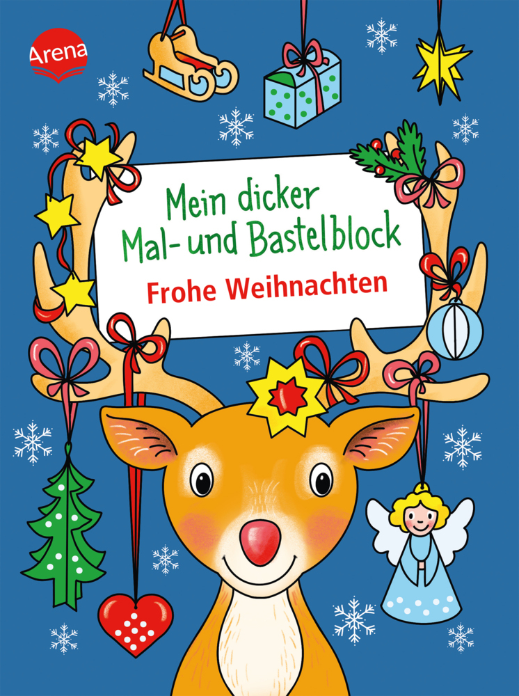 Corina Beurenmeister: Mein dicker Mal- und Bastelblock. Frohe Weihnachten - Taschenbuch