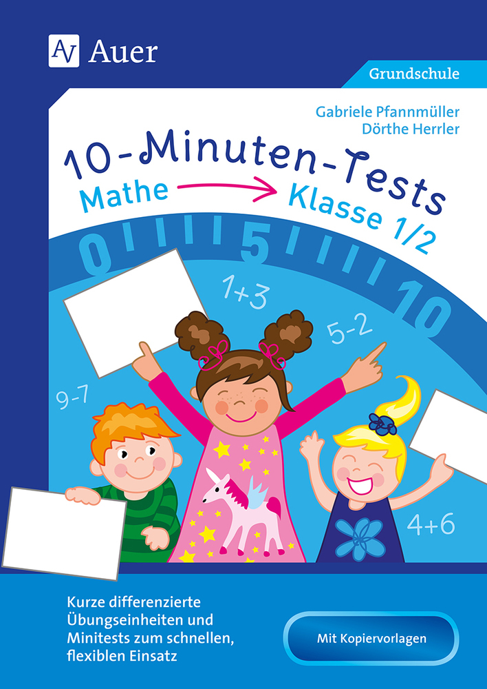 Gabriele Pfannmüller: 10-Minuten-Tests Mathematik - Klasse 1-2 - geheftet