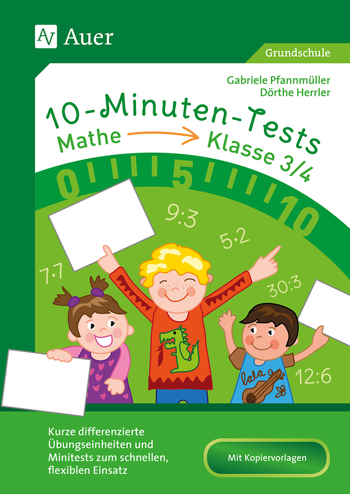 Gabriele Pfannmüller: 10-Minuten-Tests Mathematik - Klasse 3-4 - geheftet