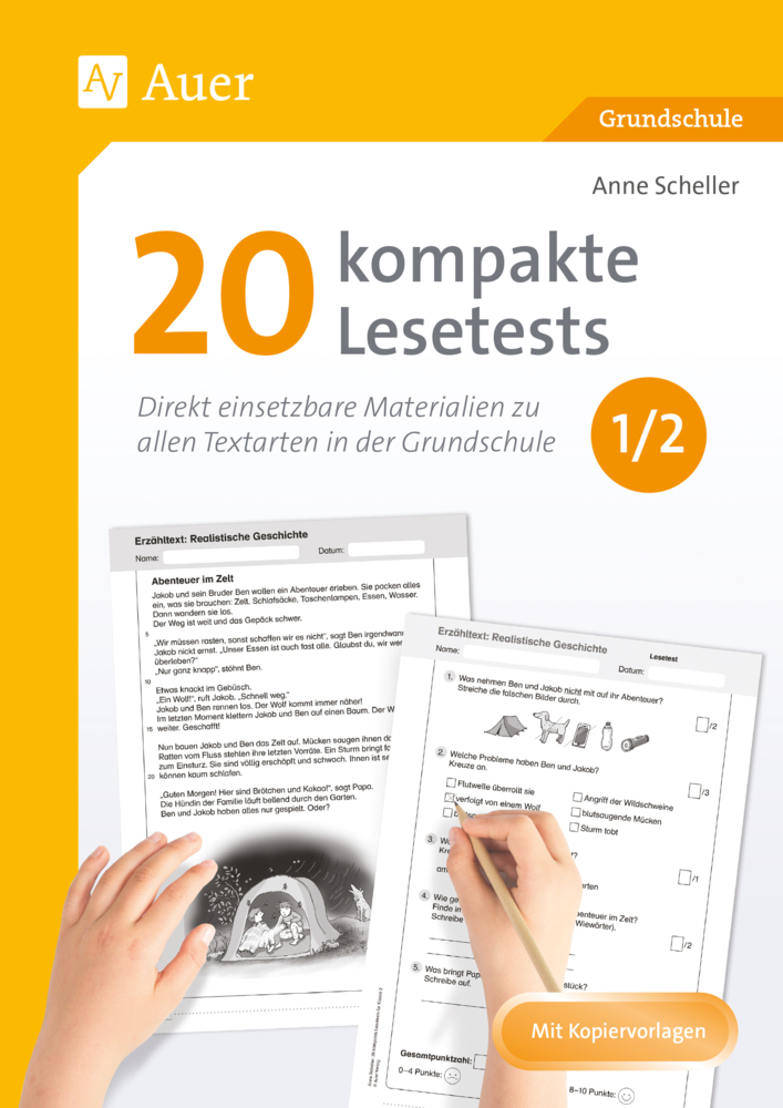 Anne Scheller: 20 kompakte Lesetests für Klasse 2 - geheftet