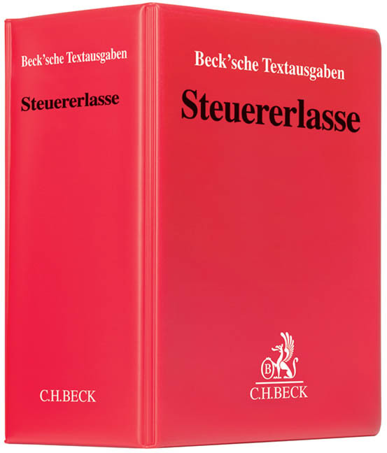 Steuererlasse - Ringbuch