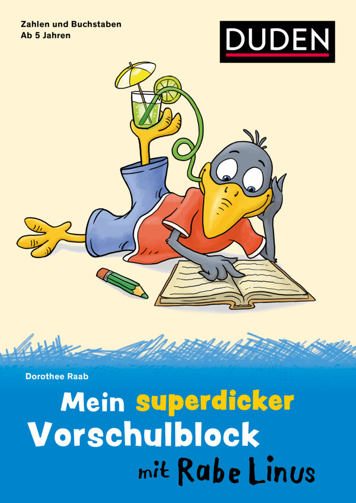 Dorothee Raab: Mein superdicker Vorschulblock mit Rabe Linus - Taschenbuch