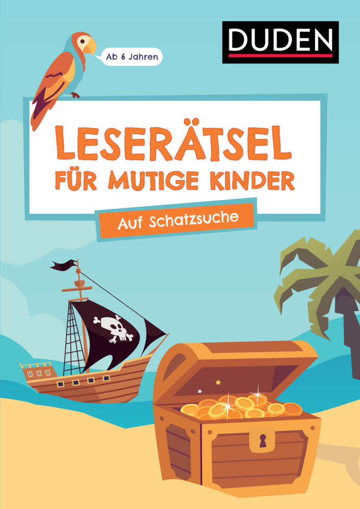 Janine Eck: Leserätsel für mutige Kinder - Auf Schatzsuche - Ab 6 Jahren - Taschenbuch