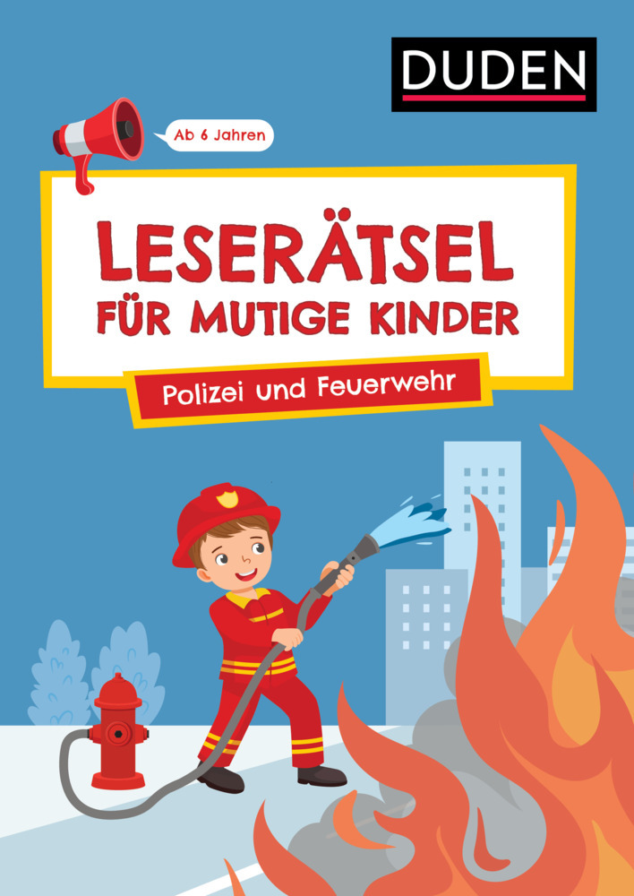 Janine Eck: Leserätsel für mutige Kinder - Polizei und Feuerwehr -  Ab 6 Jahren - Taschenbuch