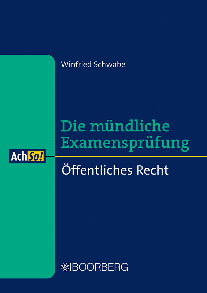 Winfried Schwabe: Öffentliches Recht