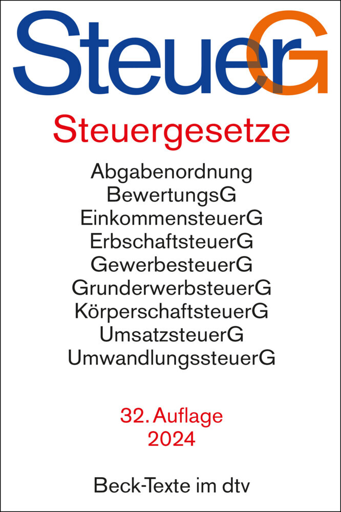 Steuergesetze - Taschenbuch