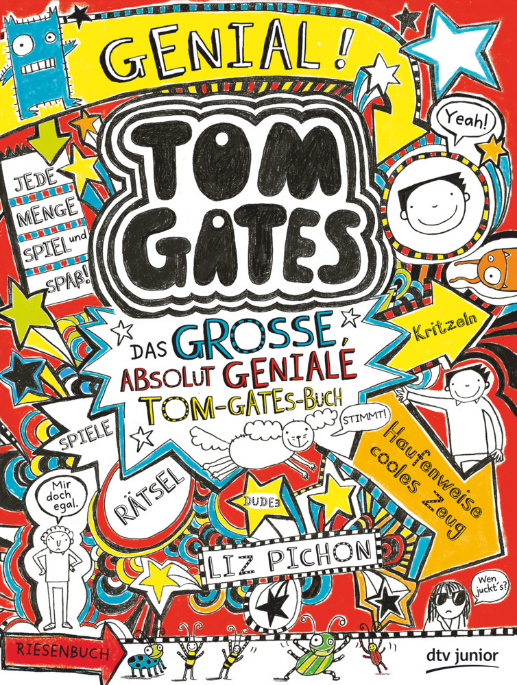 Liz Pichon: Tom Gates - Das große, absolut geniale Tom-Gates-Buch - Taschenbuch